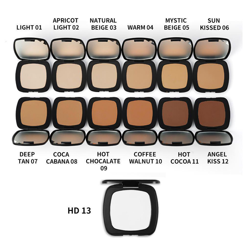 Best Makeup 13 Color Face Pressed Powder Foundation ja Powder kaikille iholle
