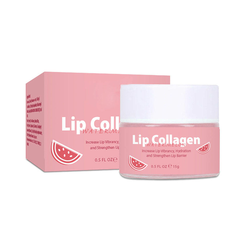Lip Collagen Night Moisturizing Nourishing Repiring Watermelon Lip Balm Sleeping Mask