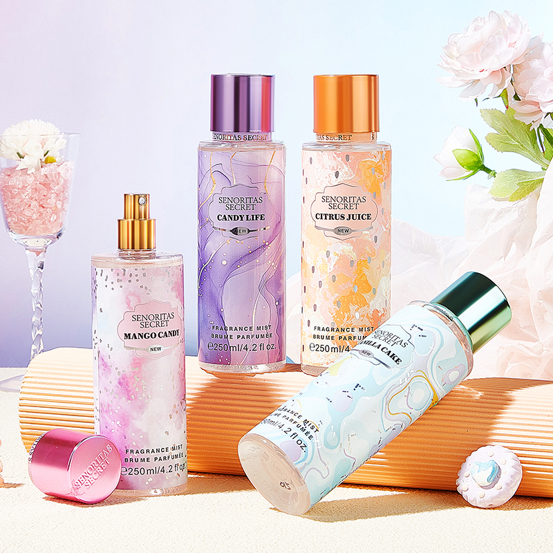 250 ml pitkäkestoinen tuoksu Body MIst for Women -vartalosuihke