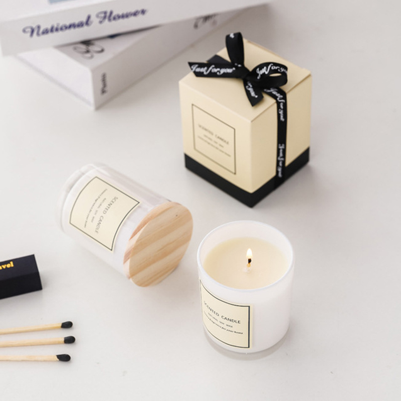 150g Romanttinen Pyöreä Soijavaha Syntymäpäiväkynttilät Tuoksuva Ylellinen Käsintehty Vegaaninen Tuoksukynttilä Lahjasetti