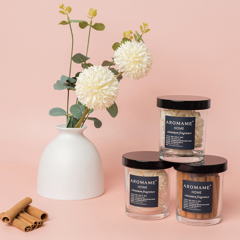 Aromidiffuusori hajunpoistoaine Tin Jar Crystal Stone Kuivakukka Kaneli Hajottimet Ilmanraikastaja