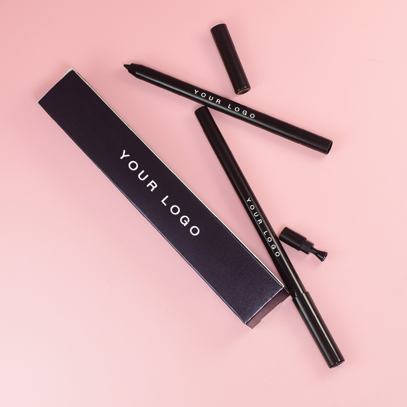 5 väriä Vegaaninen Cruelty Free Pitkäkestoinen Vedenpitävä Super Smooth Gel Crayon Eyeliner Pencil