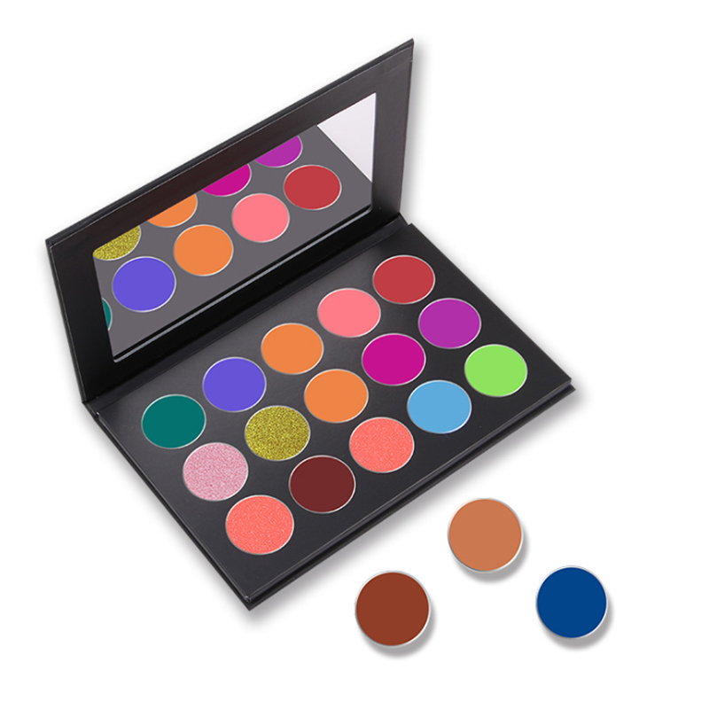 Make up Cosmetics 15 Color Pressed Glitter Matt Shimmer luomiväripaletti