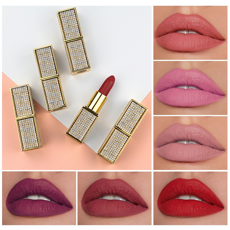 Oem Low Moq 13 Colors Kosteuttava Pitkäkestoinen Räätälöity Logo Label Vegan Nude Matte Lip Stick huulipuna